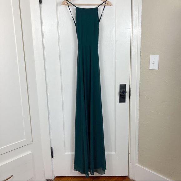 Lulus Mythical Kind of Love Dark Green Maxi Dress - Picture 3 of 8